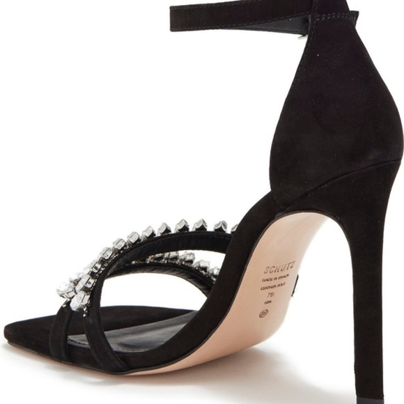 ‼️New $178.00 SCHUTZ Crystal Bling heels - Picture 5 of 14